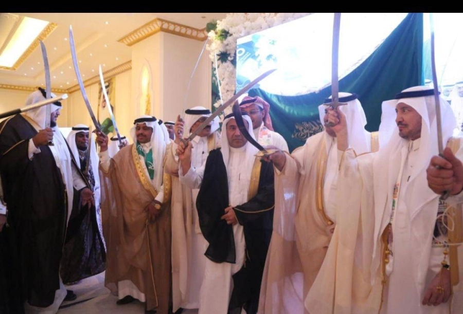 أهالي مكة يحتفلون باليوم الوطني