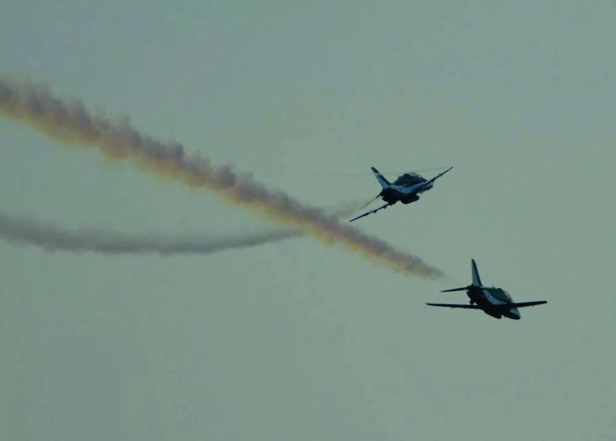 جانب من الاستعراض                                                                                                                                                  (واس)