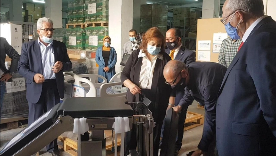 مركز الملك سلمان للإغاثة يسلم الدفعة الثالثة من مساعدات المملكة لوزارة الصحة الفلسطينية لمواجهة فيروس كورونا