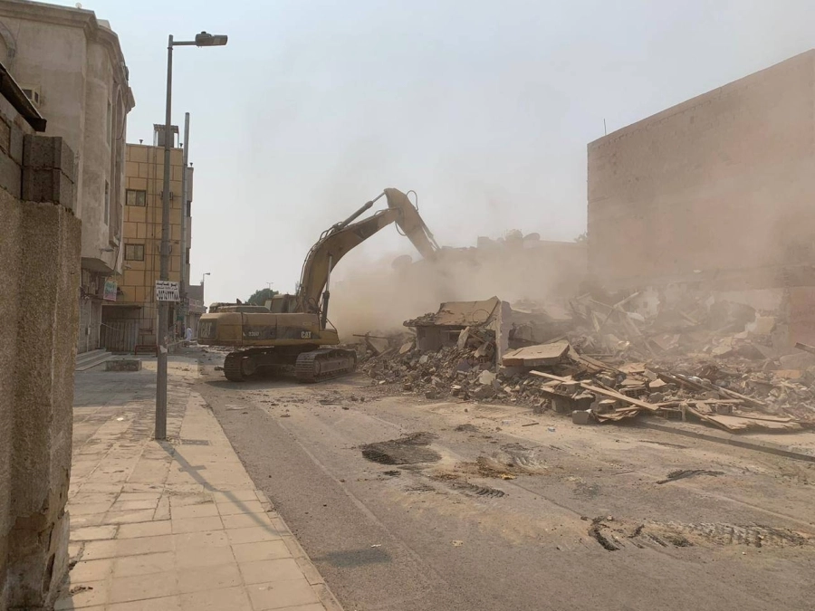 إزالة عقارات حي النزلة