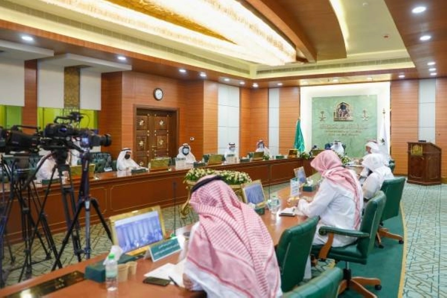 جانب من اللقاء الإعلامي برئاسة شؤون الحرمين (مكة)