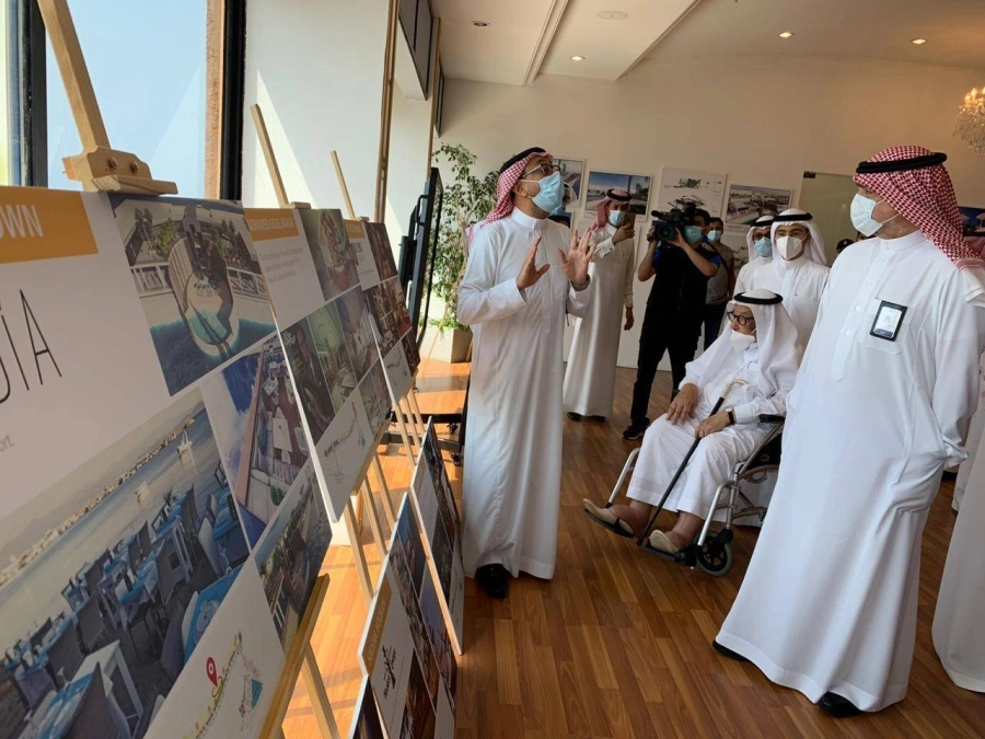 نموذج لمرافق جزيرة النورس                           (مكة)