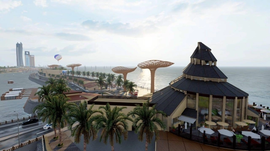 نموذج لمرافق جزيرة النورس                           (مكة)