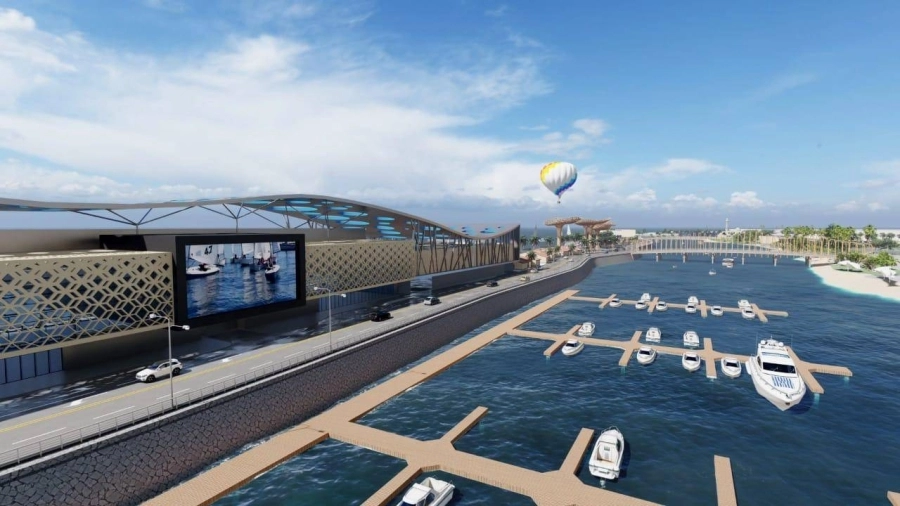 نموذج لمرافق جزيرة النورس                           (مكة)