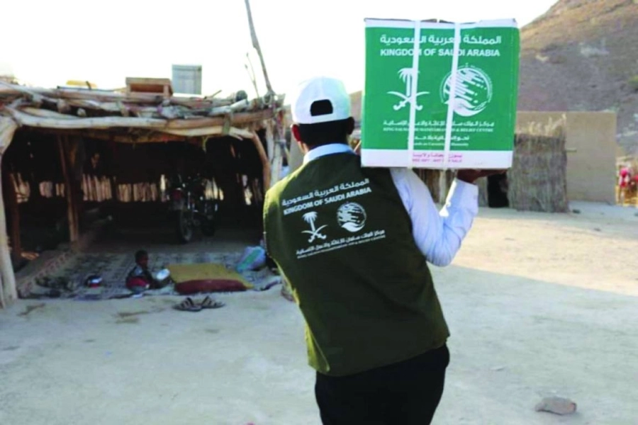 المساعدات في طريقها للنازحين (واس)