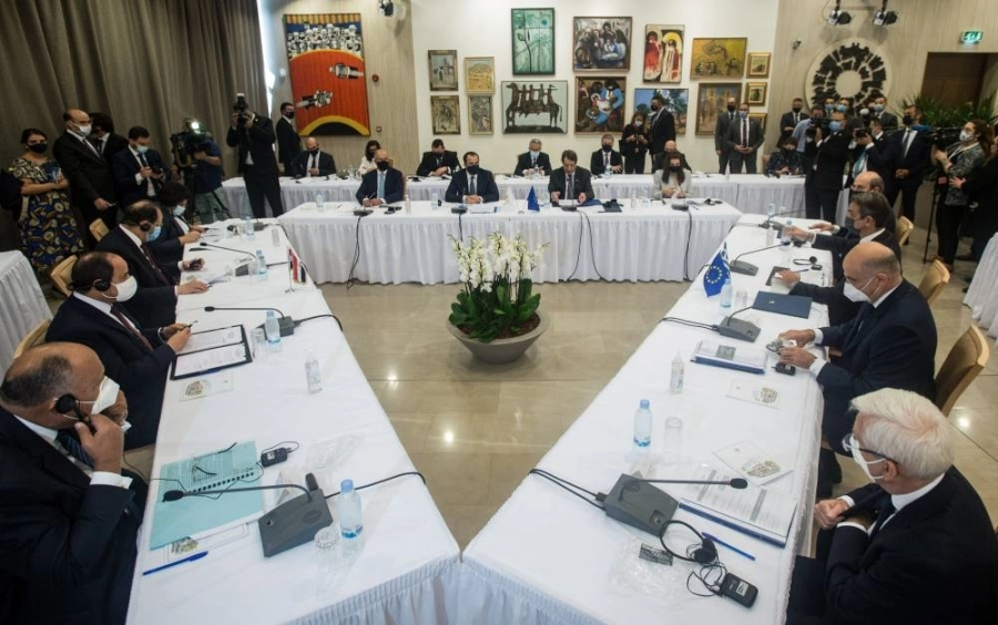 قمة الدول الثلاث في قبرص (د ب أ)