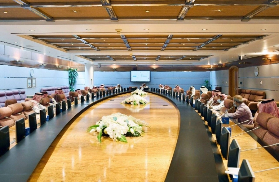 جانب من اجتماع اللجنة اللوجستية بغرفة الشرقية (مكة)