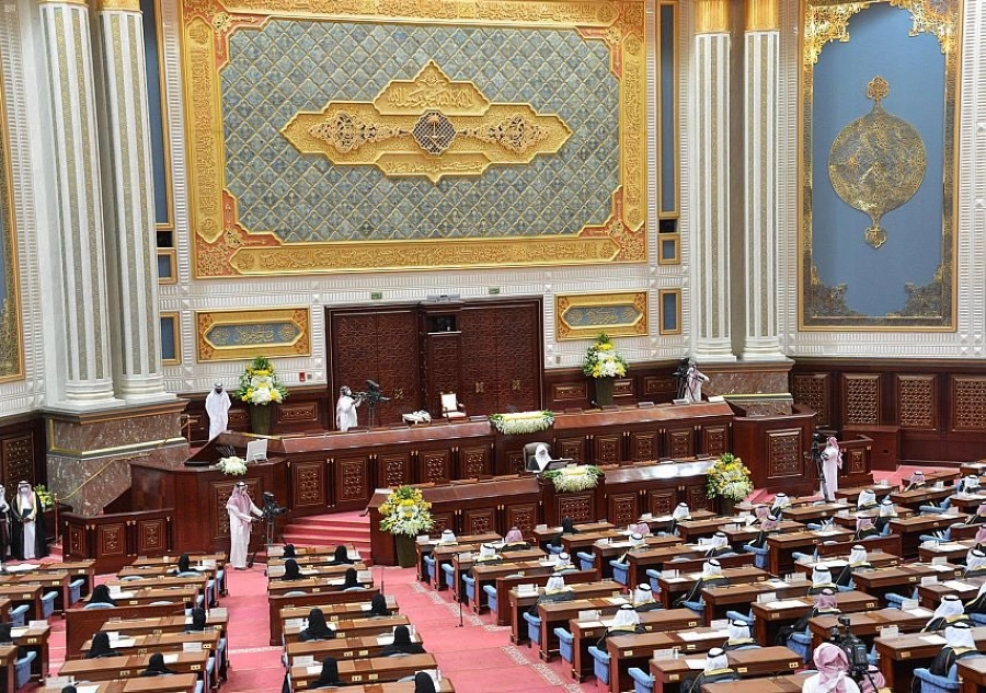 من الخطاب الملكي السنوي بمجلس الشورى (واس)