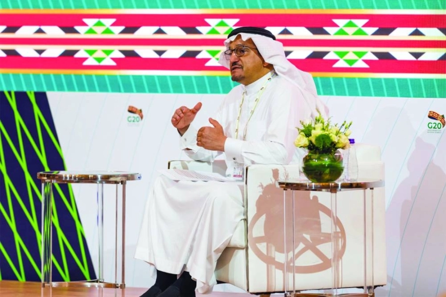 حمد آل الشيخ متحدثا خلال قمة العشرين  (مكة)