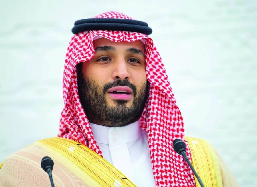الأمير محمد بن سلمان خلال إلقاء بيان القمة (واس)
