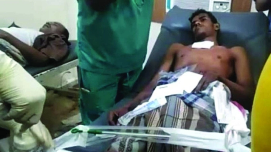 جرحى اللغم الحوثي أمس بالحديدة (مكة