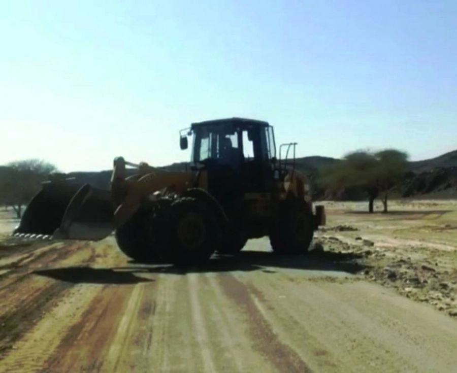 من أعمال صيانة الطرق (مكة)