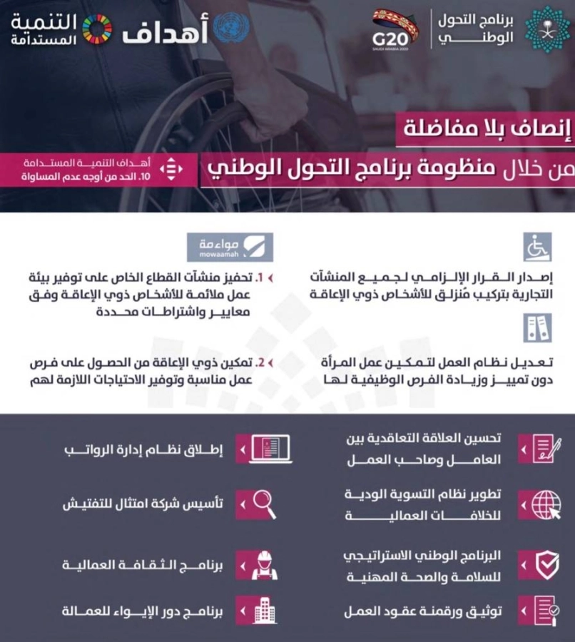 جانب من إنجازات التحول الوطني