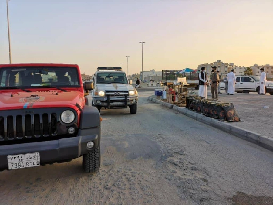 إحدى الحملات التفتيشية                                                                                                                                                                                   (مكة)