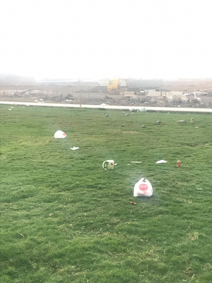 نفايات وإشعال نار للطهو والشيشة في حديقة الملك فهد بالمدينة المنورة                                             (مكة)