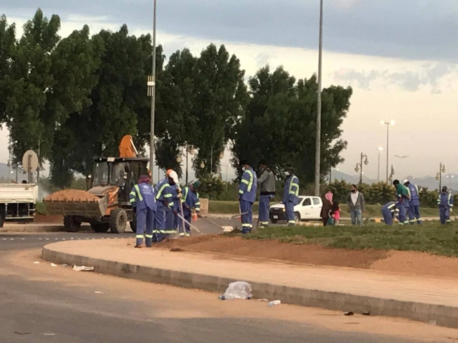 نفايات وإشعال نار للطهو والشيشة في حديقة الملك فهد بالمدينة المنورة                                             (مكة)