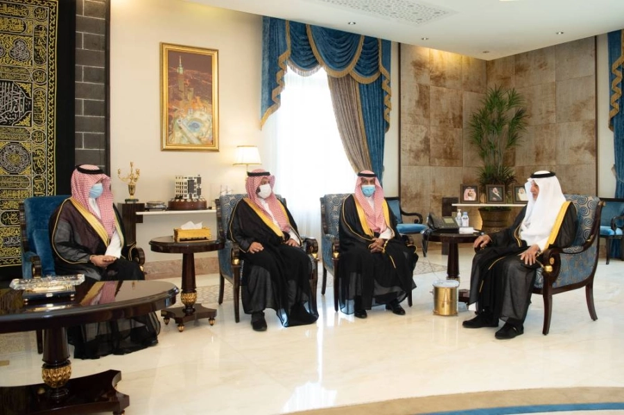 ..ولدى استقباله ماجد الغانمي