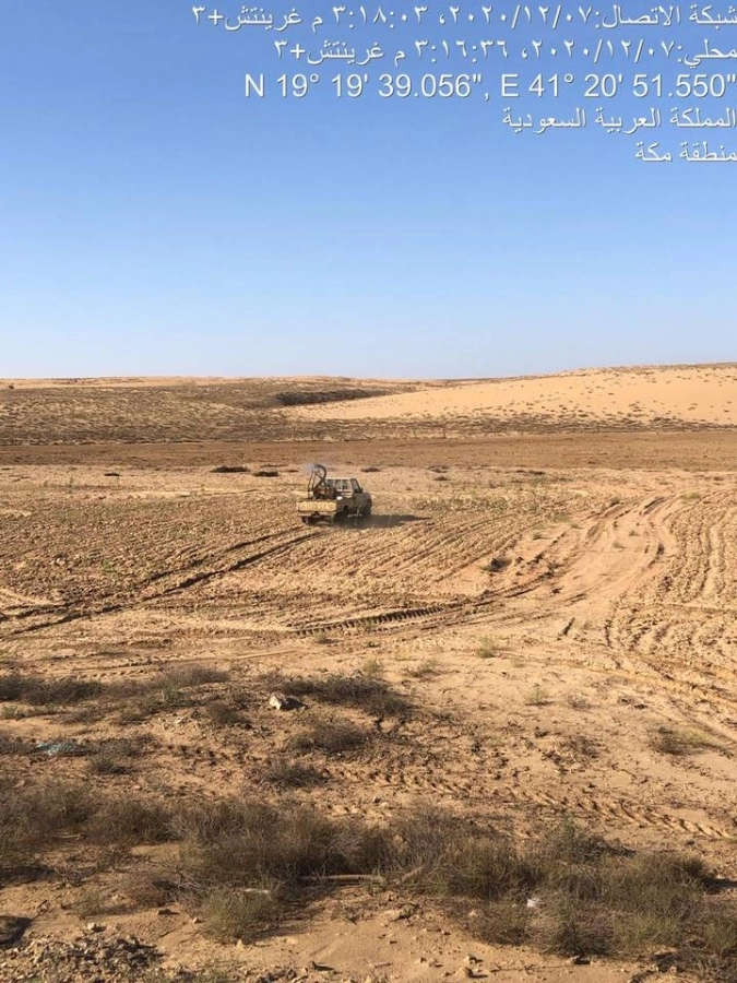 مكافحة الجراد في محافظات منطقة مكة المكرمة