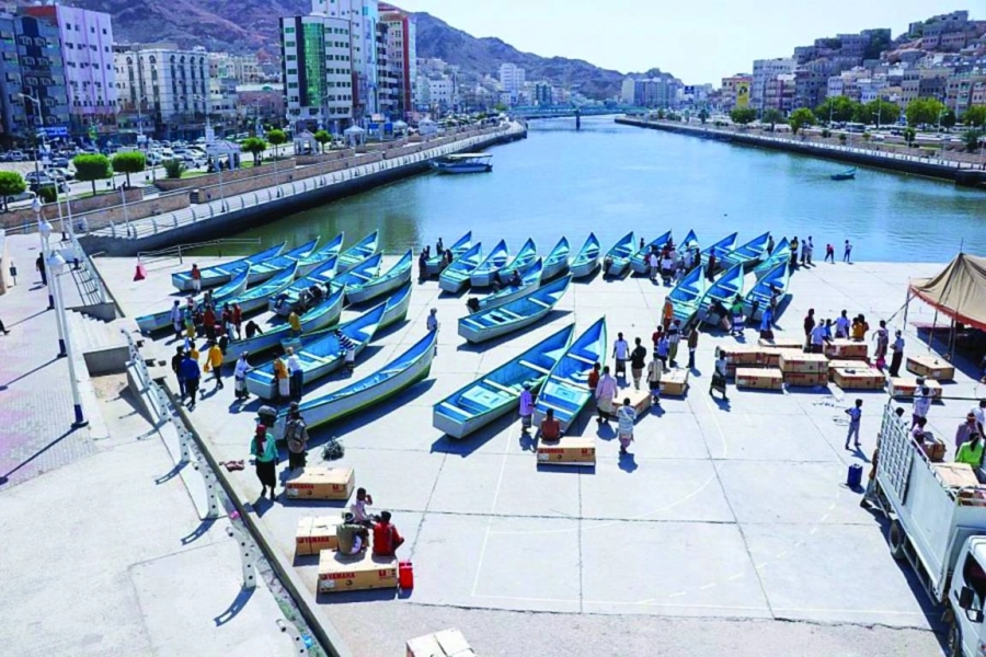 قوارب جاهزة للتسليم للصيادين اليمنيين (واس)