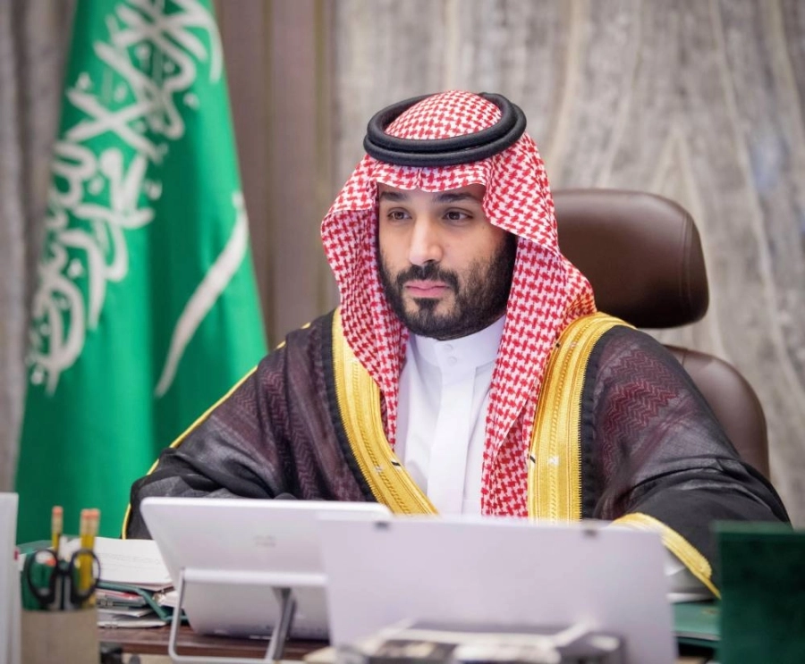 الأمير محمد بن سلمان متحدثا بعد إعلان الميزانية (واس)