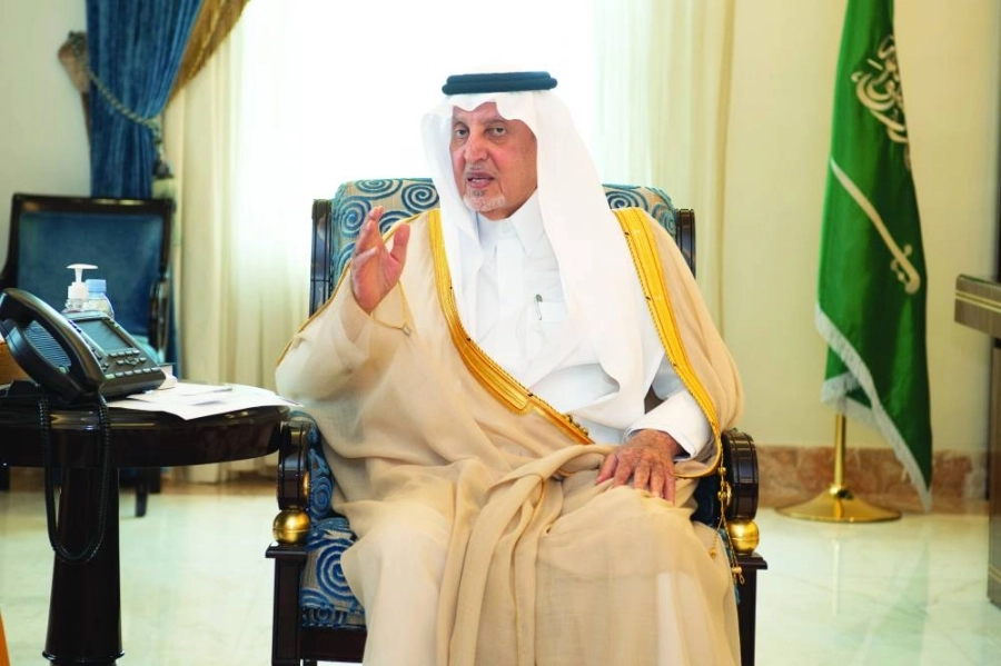 خالد الفيصل خلال الاستقبال    (مكة)