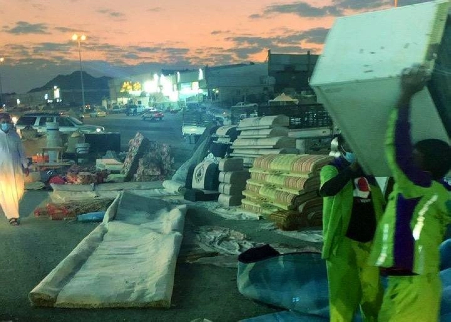 من حملات البلدية بحراج المعيصم (مكة) 