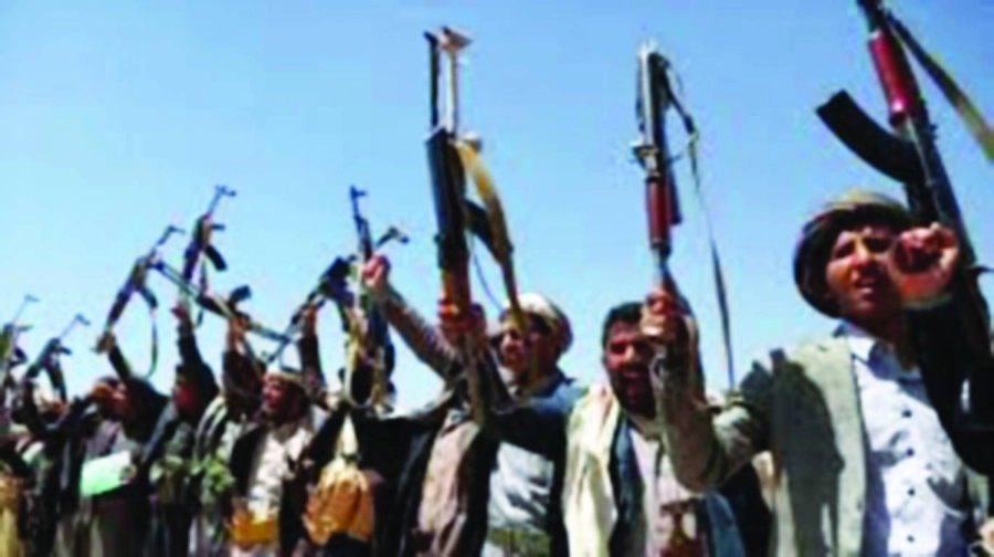 عناصر من ميليشيات الحوثي الإرهابية (مكة)