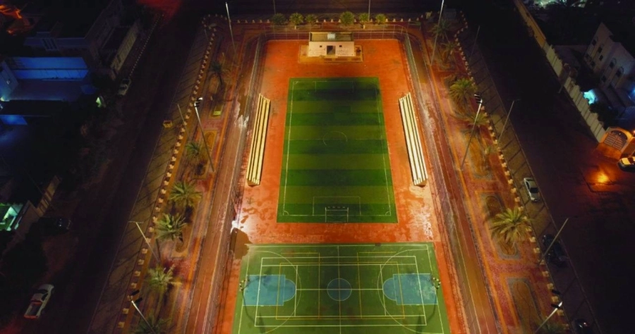 ملاعب جرى تأهيلها بالجوف           (مكة)