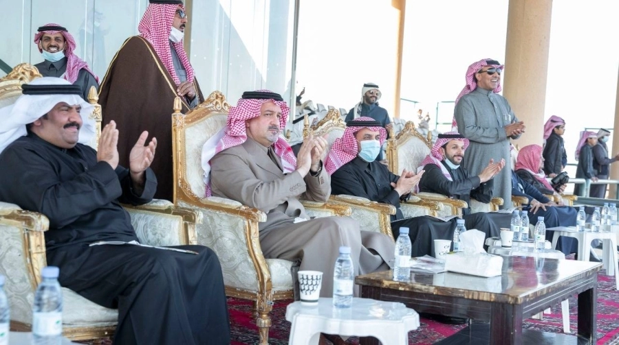 الأمير بندر بن خالد الفيصل يتفقد ميدان فروسية رماح