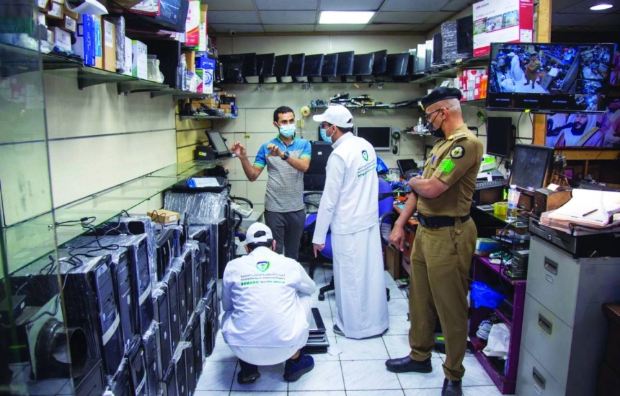 من عمليات ضبط المخالفات (ياسر بخش)