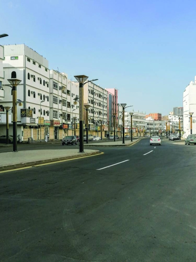 تزيين حي الخنساء في العاصمة المقدسة (أنس الحارثي)