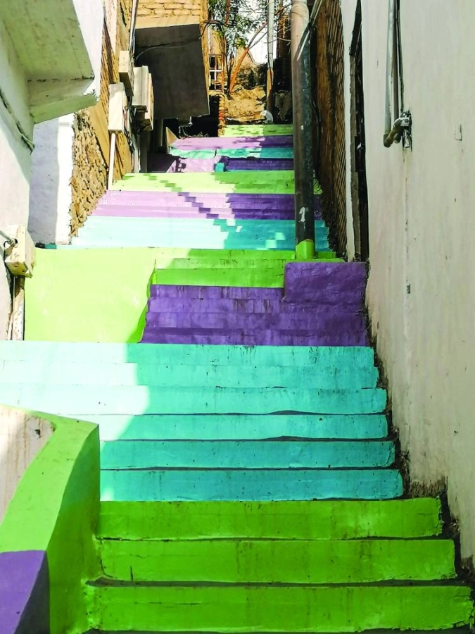 تزيين حي الخنساء في العاصمة المقدسة (أنس الحارثي)