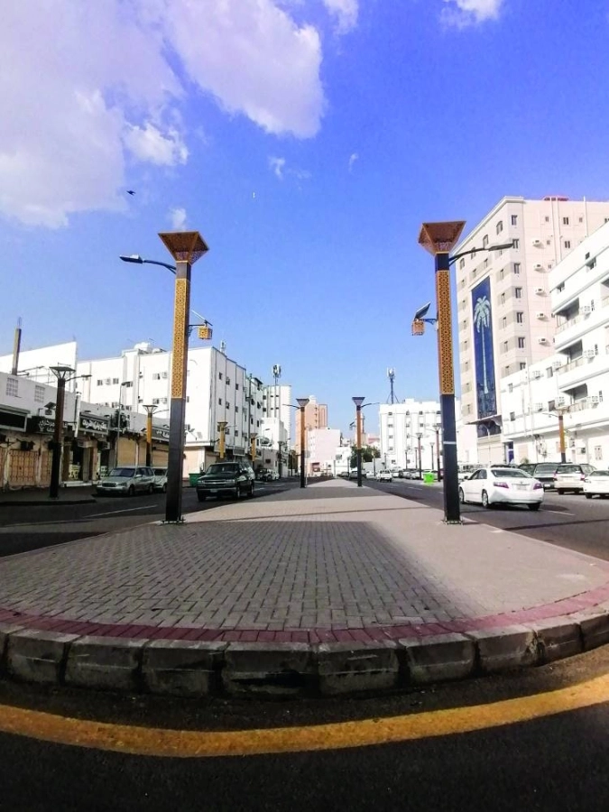 تزيين حي الخنساء في العاصمة المقدسة (أنس الحارثي)