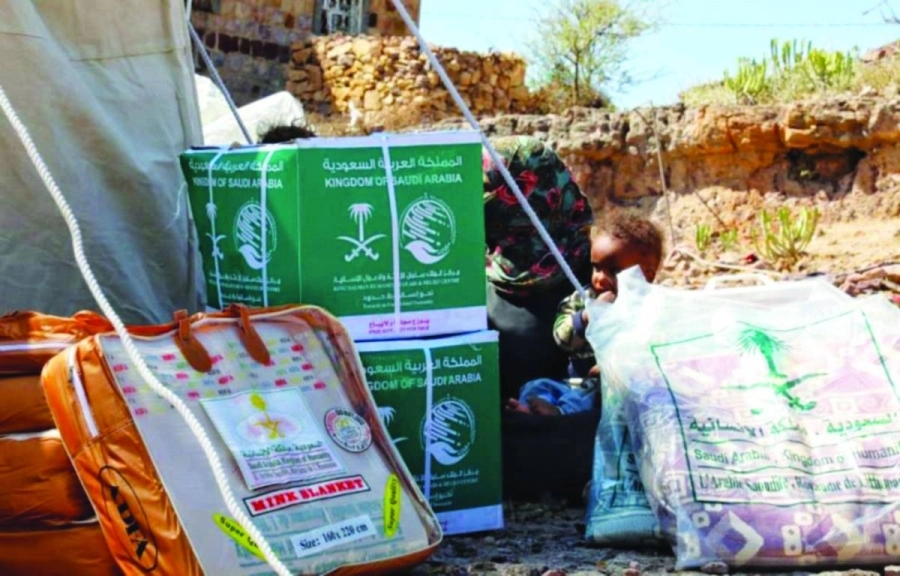 



طفلة تنظر للمواد الغذائية التي سلمها مركز الملك سلمان للإغاثة   (واس)