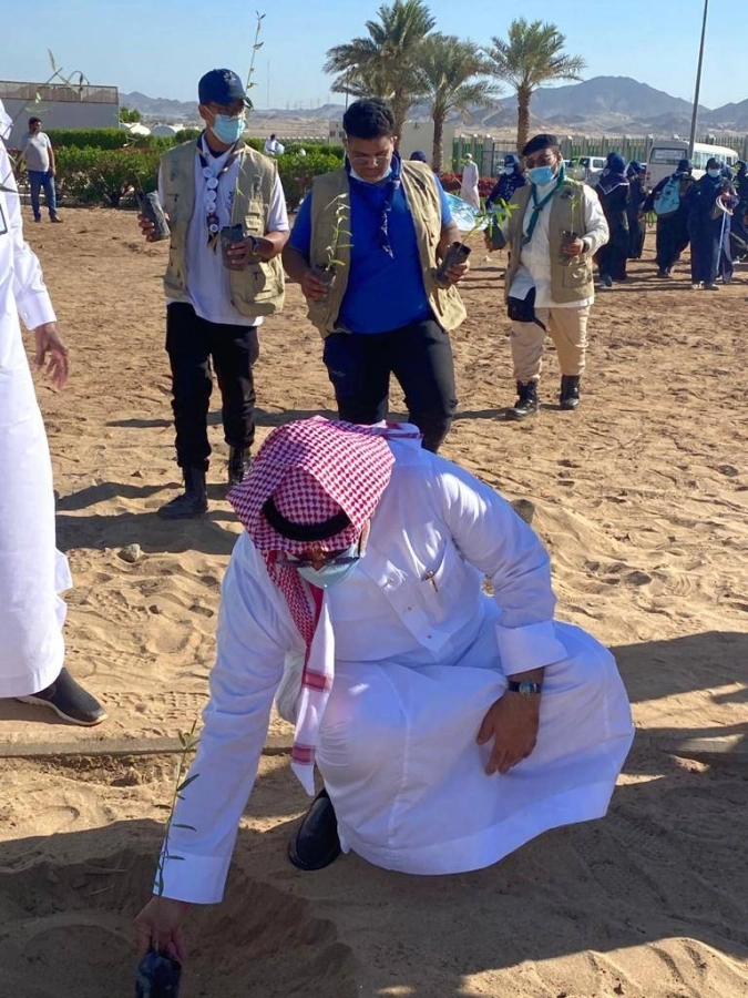 مبادرة تشجير بوابة مكة ( مكة ) 