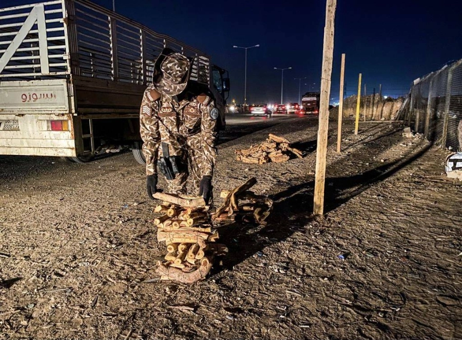 القوات الخاصة للأمن البيئي تضبط أكثر من 12 طناً من الحطب المحلي في مدينة الرياض (واس)