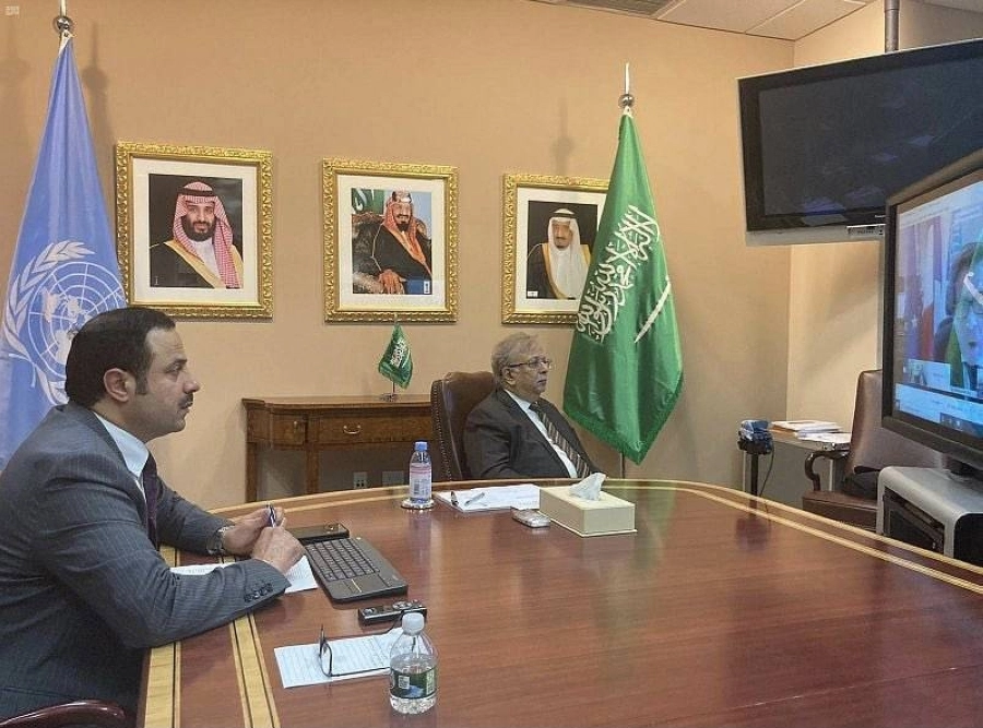 مندوب المملكة لدى الأمم المتحدة السفير عبدالله المعلمي