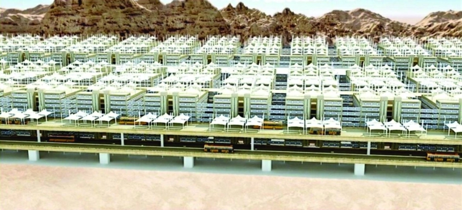 من مخطط الشامل لمشعر منى (مكة)