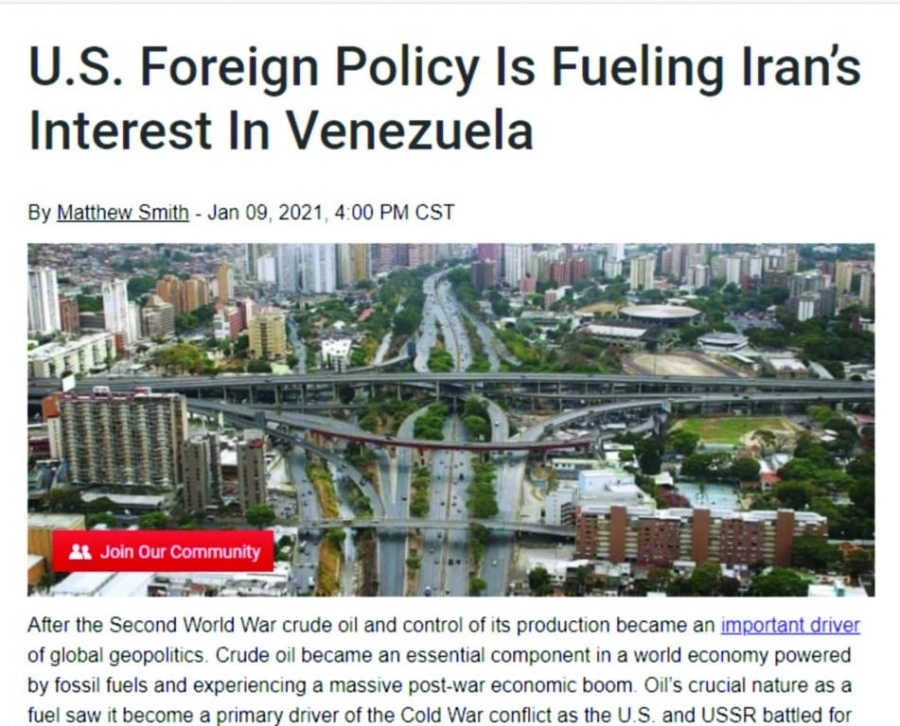 






تقرير موقع أويل برايس