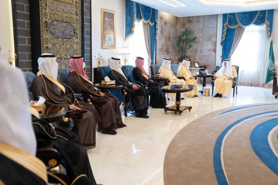  أمير منطقة مكة المكرمة ونائبه يستقبلان رئيس لجنة النقل والاتصالات وتقنية المعلومات بمجلس الشورى
