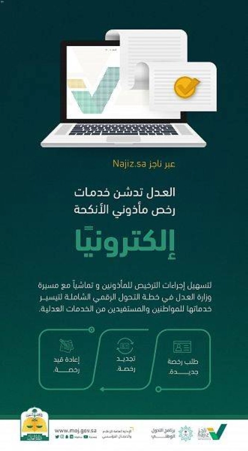 خدمات رخص مأذوني الأنكحة