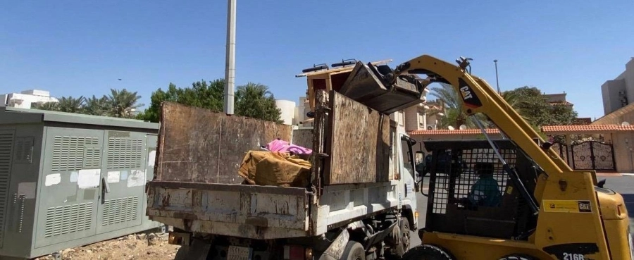 حملة إزالة البسطات العشوائية 