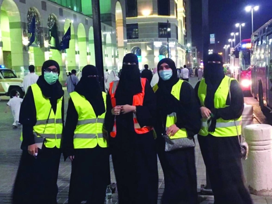 من مساهمات المرأة السعودية في الحراك التنموي                                                                                                     (مكة)