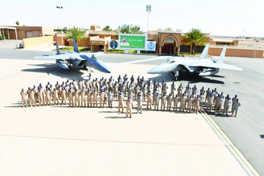 القوات الجوية السعودية المشاركة في التمرين                                                    (واس)