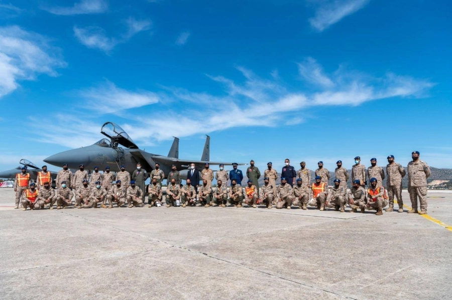 وصول مجموعة القوات الجوية الملكية السعودية 