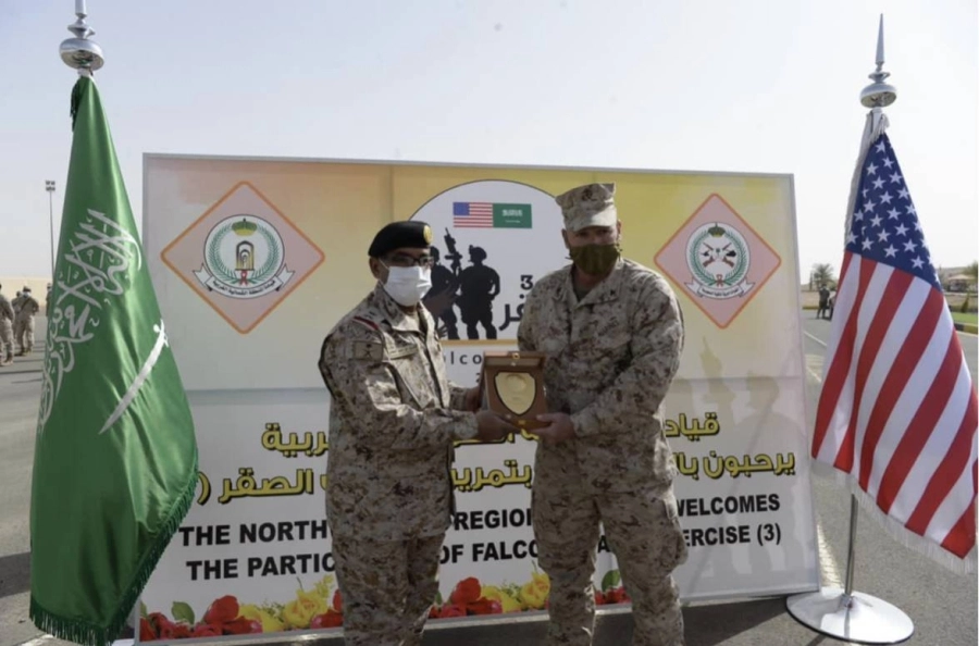 اختتام مناورات التمرين العسكري المشترك (مخالب الصقر 3) الغربية (وزارة الدفاع)