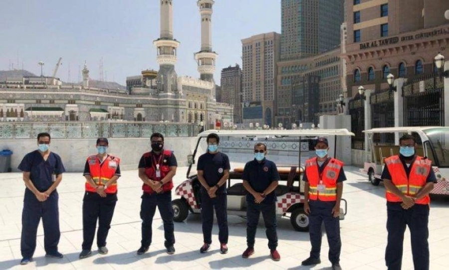 الفرق الإسعافية بالمسجد الحرام         (مكة)