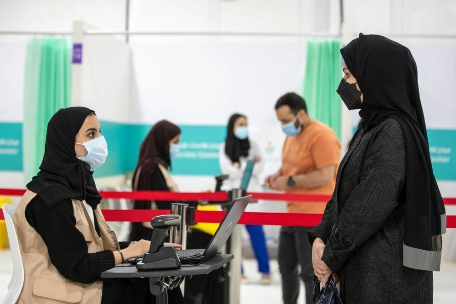 أحد مراكز لقاحات كورونا (مكة)