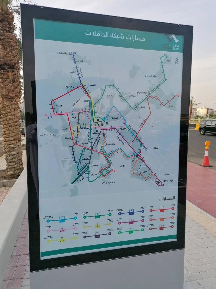 النموذج الحي لمواقف حافلات مكة (أنس الحارثي)