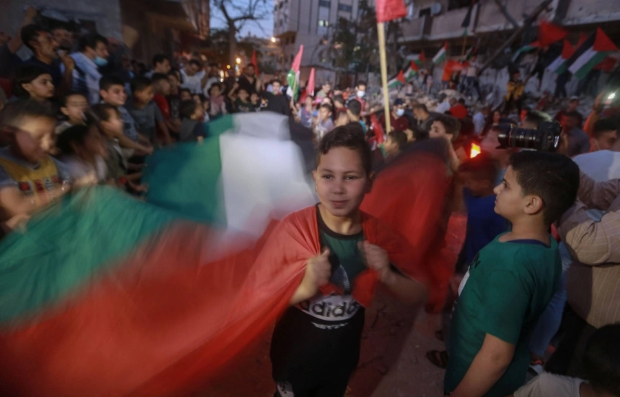 






وقفة احتجاجية لأطفال غزة                            (د ب أ)